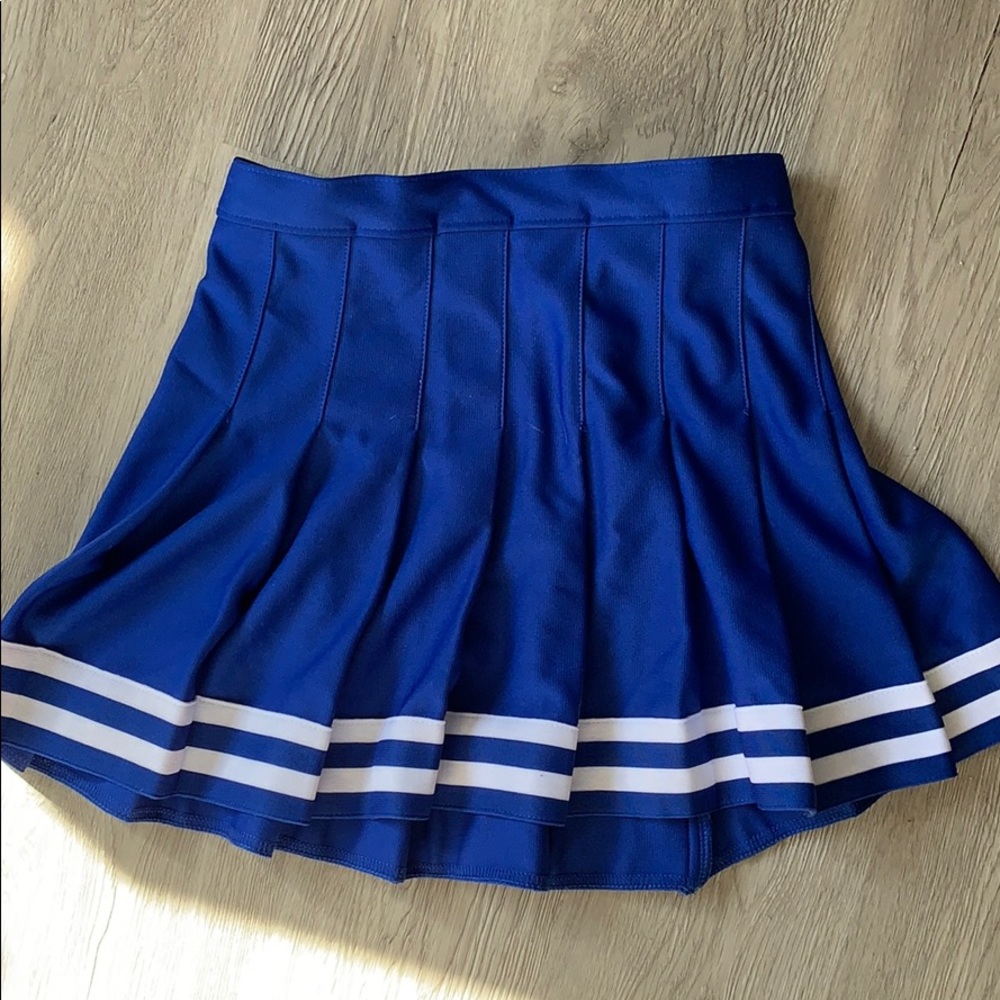 Chassé Blue pleated cheer skirt